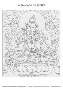 御仏様の下絵 VAJRASATTVA / 金剛薩埵