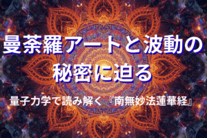 曼荼羅アートと波動の秘密に迫る｜量子力学で読み解く『南無妙法蓮華経』