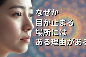 なぜか目が止まる場所には、ある理由がある